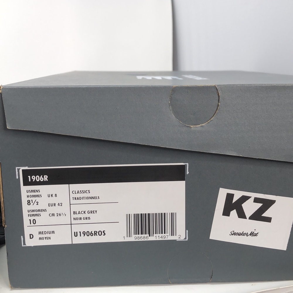 New Balance Mens 1906R Black Grey U1906ROS Classic Sneakers - Size 8.5 - Picture 4 of 16